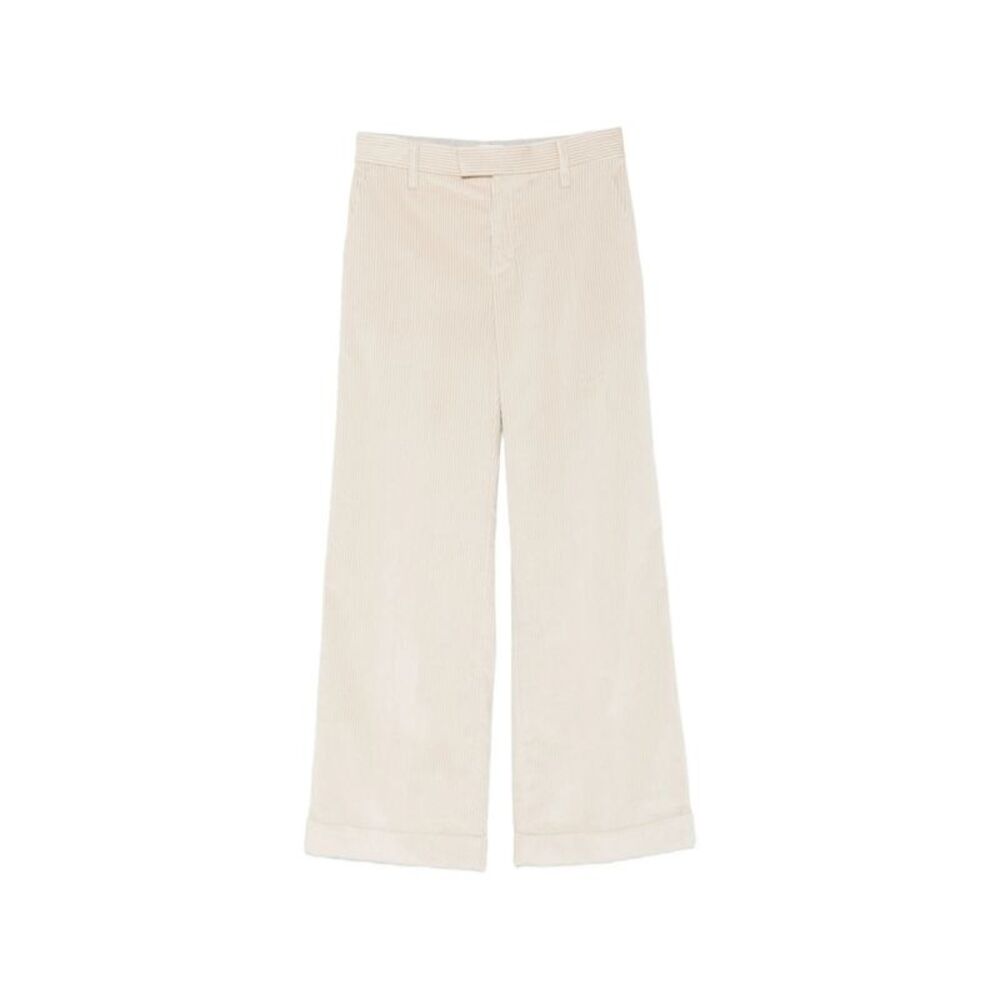 Brunello Cucinelli Neutrals Trousers - Palazzo Pants Women